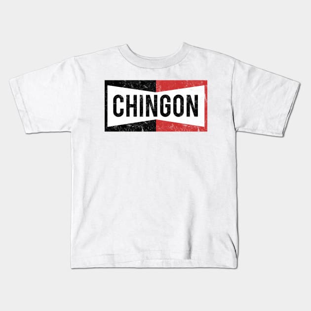 Funny Chingon Once Upon A Time In Hollywood Champion Parody Kids T-Shirt by Styleuniversal